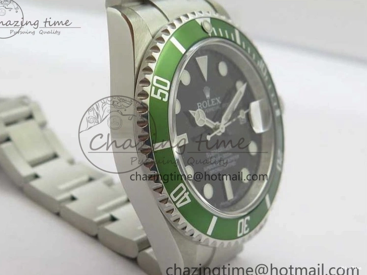 MiroTime 0502 Effortless Submariner 16610 LV Kermit Green 904L Steel ARF1:1 Best Edition on SS Bracelet SH 2577